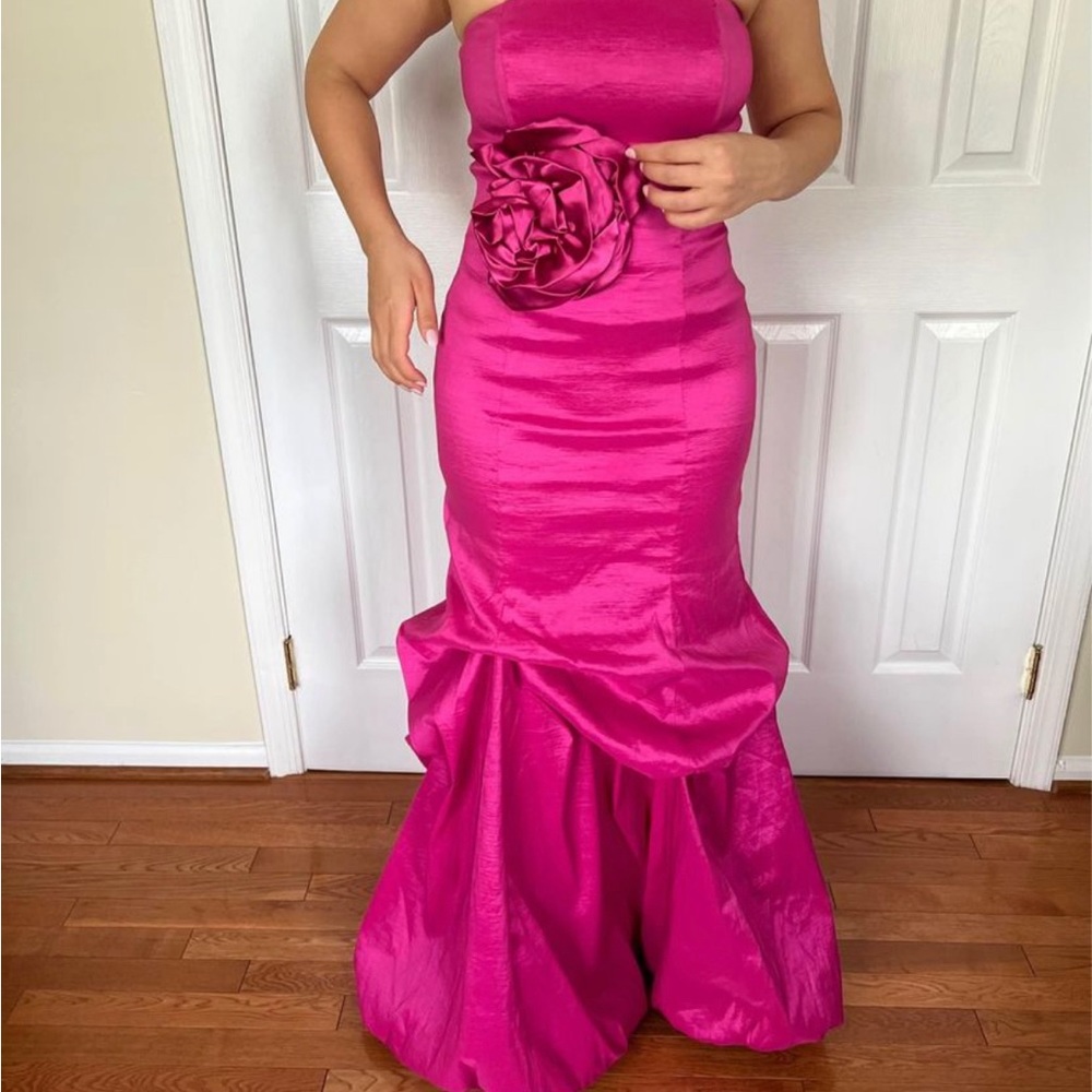 Strapless Pink Adrianna Papell Dress